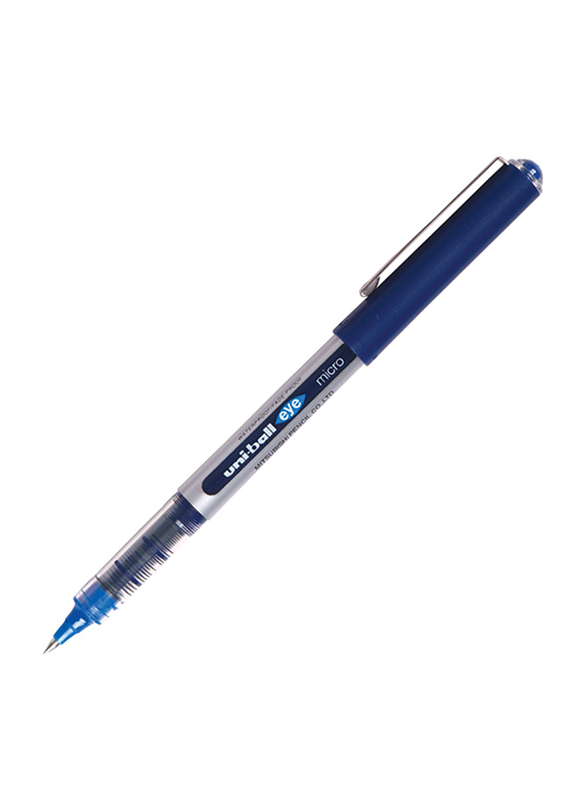 Uniball 5-Piece Eye Micro Rollerball Pen Set, 0.5mm, MI-UB150-BE-5P, Blue