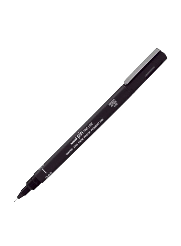 Uniball 12-Piece Uni Pin Technical Fineliner Set, 0.05mm, Black