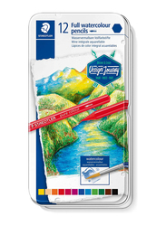 Staedtler Journey ST-14610G-M12 Color Pencils Set, Metal Box, 12 Pieces, Assorted Colors