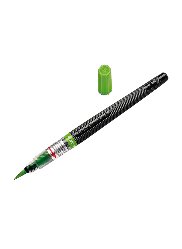 Pentel Arts Color Brush in Blister Pack, Green