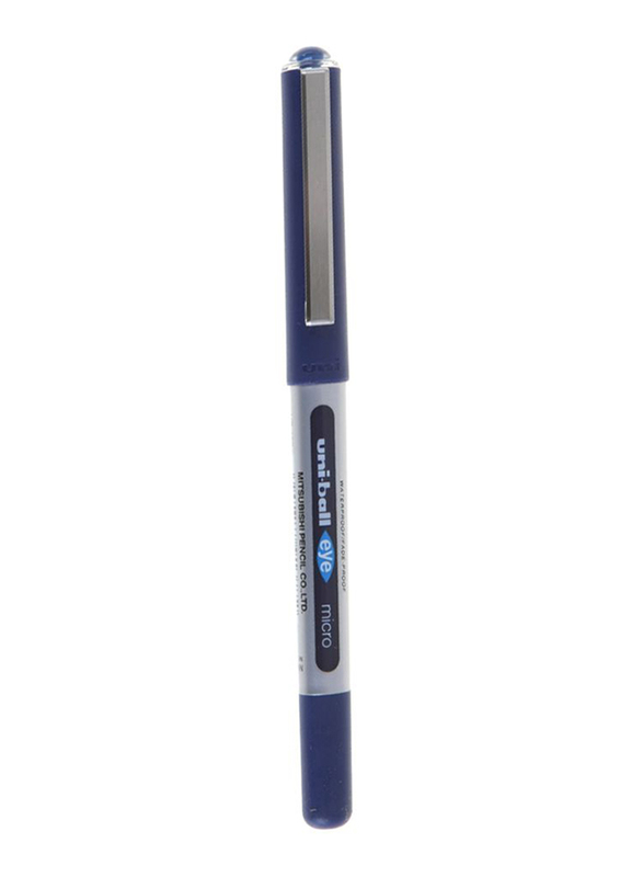 Uniball 5-Piece Eye Micro Rollerball Pen Set, 0.5mm, MI-UB150-BE-5P, Blue