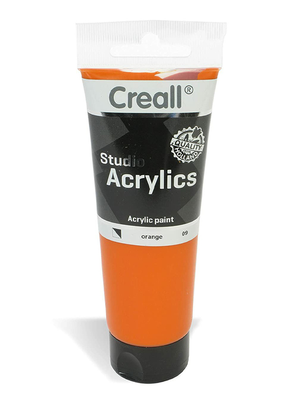 Creall A-33709 American Educational Products Studio Acrylics Tube Paint, 120ml, 09 Orange