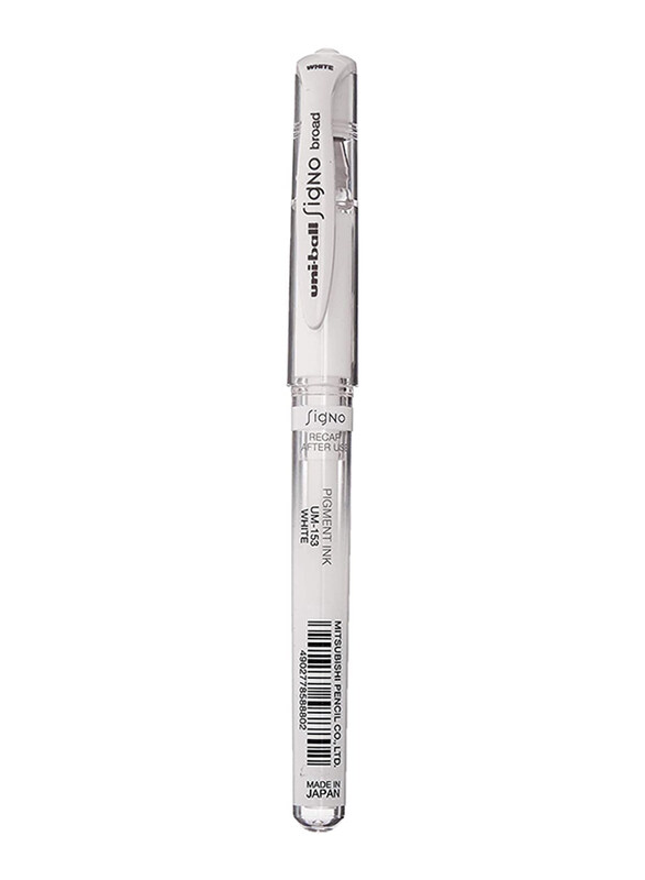 

Uniball 2-Piece Impact Bold Point Gel Pen Set, 1.0mm, UM-153, White