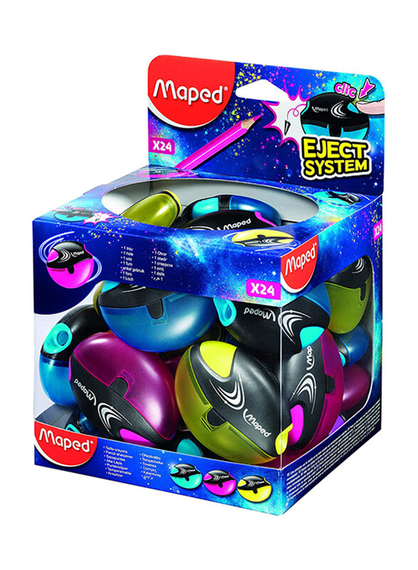 

Maped 24-Piece One Hole Galactic Pencil Sharpener Set, Multicolor