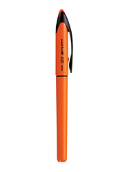 Uniball 6-Piece Air Micro Fine Rollerball Pen Set with Barrel, 0.5mm, Orange