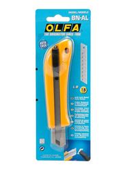 Olfa OL-BN-AL Popular Heavy Duty Cutter, Silver/Yellow