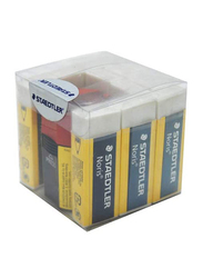 Staedtler 10-Piece Noris Eraser Set, with 511-004 Sharpener, 526-N20, Multicolor
