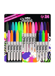 Sharpie Fine Permanent Marker, 24 Pieces, Multicolour