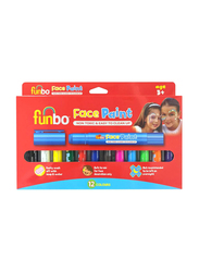 Funbo Face Paint Set, 12-Piece, Multicolor