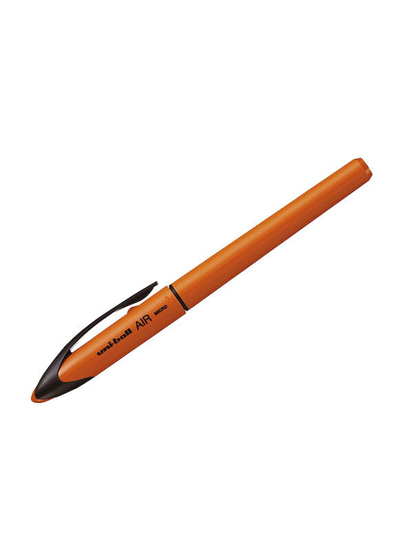 

Uniball Air Micro Fine Rollerball Pen Set with and Orange Barrel, 0.5mm, Black