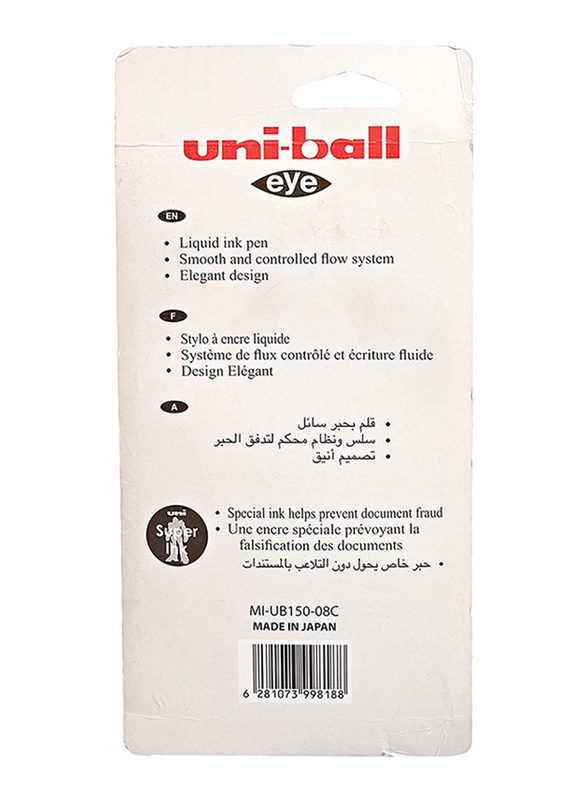 Uniball 8-Piece Eye Ball Pen Set, 0.5mm, Blue