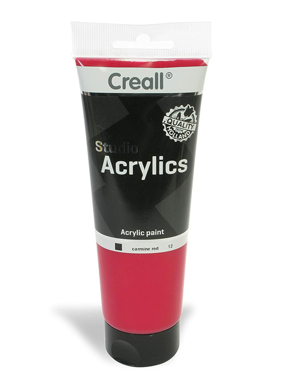 Creall A-33612 American Educational Products Studio Acrylics Paint Tube, 250ml, 12 Carmine Red