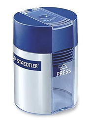 Staedtler 511 001 Tub Single Hole Sharpeners, 1-Pieces, Blue/Silver