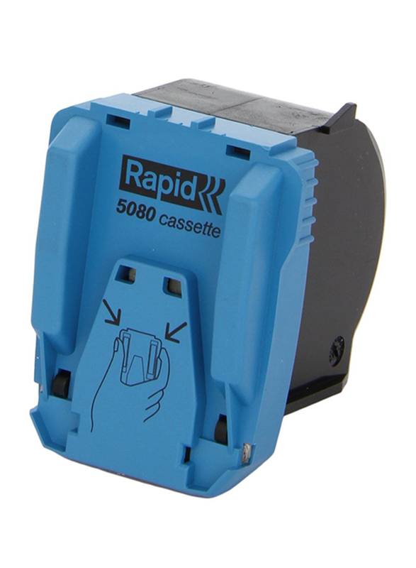 Rapid Staples Cassette, 5000 Pieces, SR5080, Blue/Black