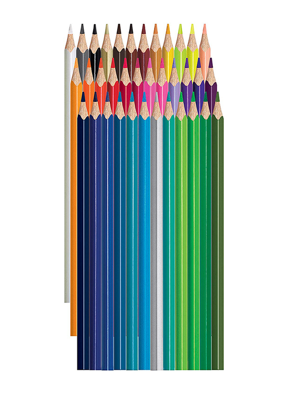 Maped 36-Piece Color'Peps Triangular Colored Pencil Set, Multicolor