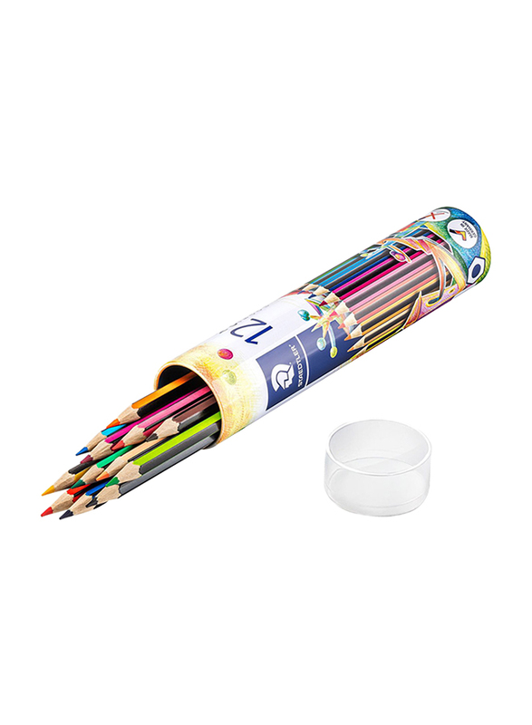 Staedtler Noris Color Pencils Cylinder, 12-Pieces, Multicolor