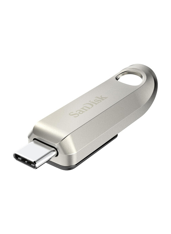 

SanDisk 128GB Ultra Luxe USB Type-C Flash Drive, USB 3.2 Gen 1, Silver