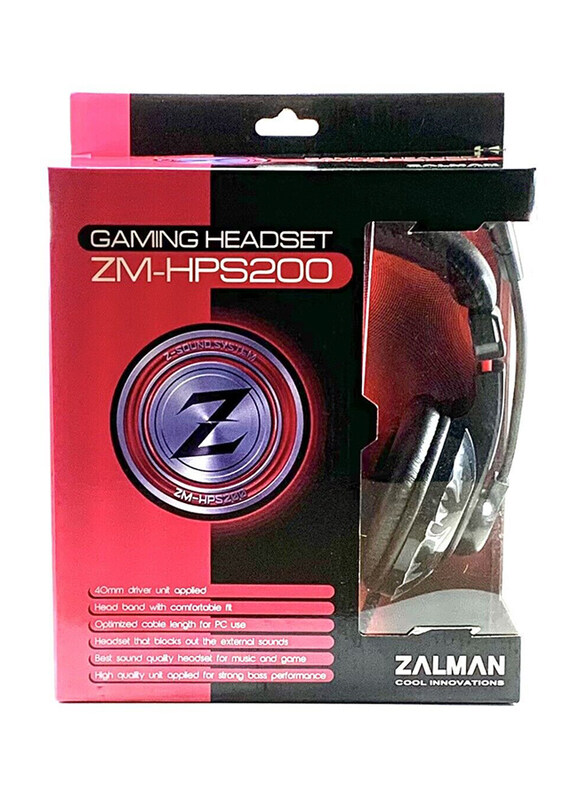 

Multiple Zalman ZM-HPS200 Wired Gaming Headset with Microphone, Black