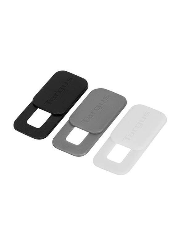 

Targus 3-Pieces Spy Guard Webcam Design Cover for Laptops, Black/Grey/White