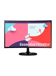 Samsung 24 Inch S3 S36C Essential Full HD Curved Monitor, LS24C360EAMXUE, Black