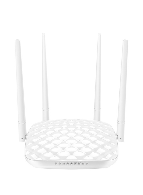 Tenda FH456 300Mbps Ultimate Coverage Wi-Fi Router, White
