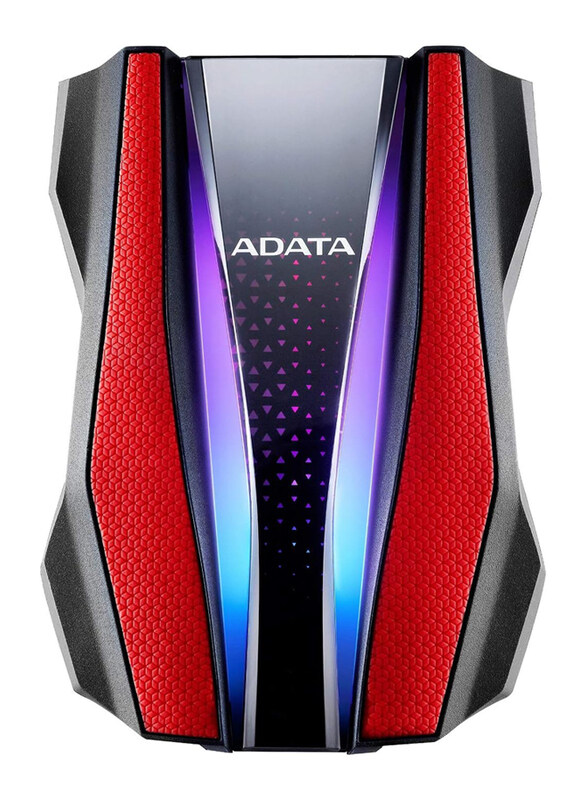 

Adata HD770G 2TB External Hard Drive with USB 3.2 Gen.1, IP68 Protection, Red
