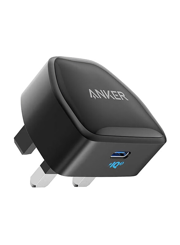 

Anker PowerPort III Nano UK Plug Wall Charger, 20W USB Type-C Ports, Black