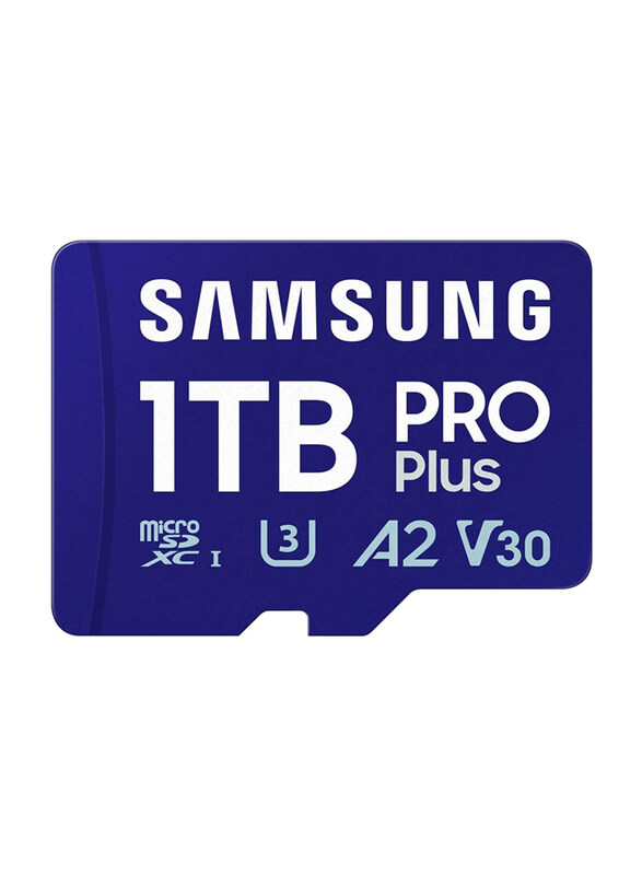 

Samsung 1TB Pro Plus MicroSDXC Memory Card, Blue