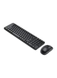 Logitech MK220 Wireless English Keyboard and Mouse Combo, Black