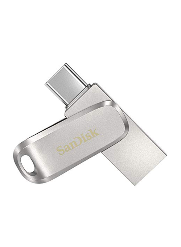 Sandisk 32GB Ultra Dual Luxe USB Drive, White