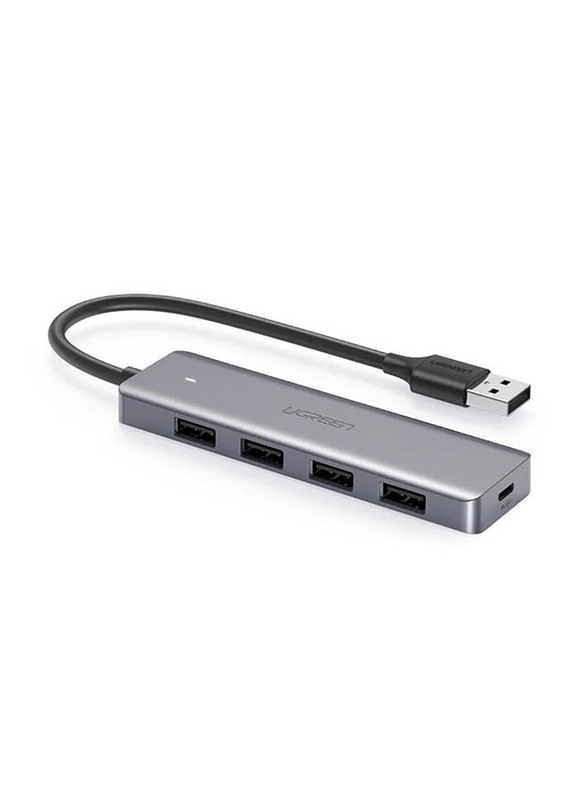 Ugreen 4-Port USB 3.0 Hub for PC/Laptop, Black