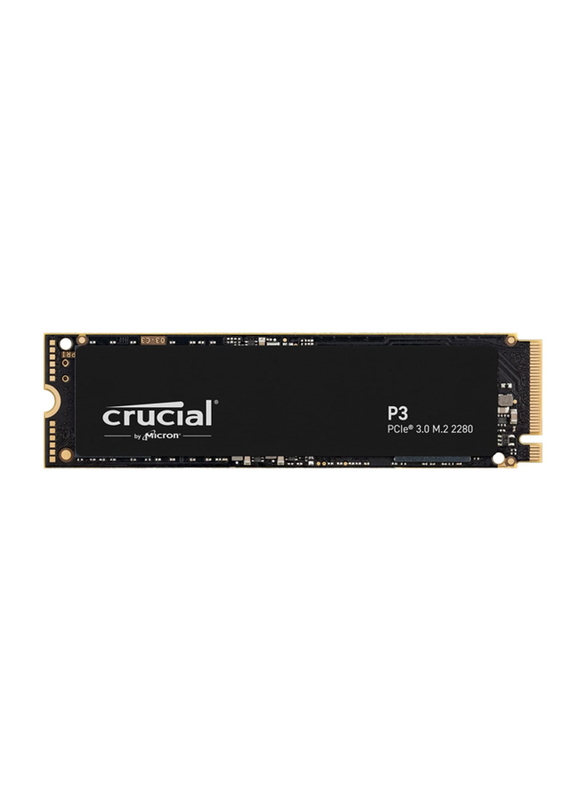 

Crucial 500GB P3 3D NAND PCIe 3.0 M.2 Internal SSD with up to 3500MB/s, CT500P3SSD8, Black