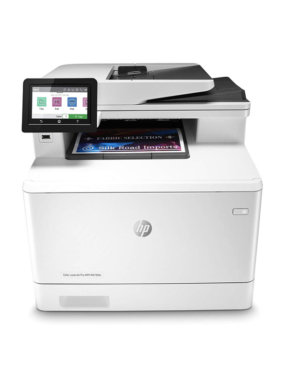 

HP LaserJet Pro MFP M479fdw Colour Printer, White