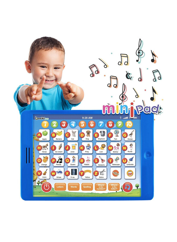 

Generic Fun Kids Tablet Learning Pad with 6 Learning Games, Ages 3+, Blue