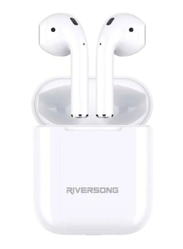 

Riversong Air X5+ EA78 Wireless In-Ear Earbuds with Mic, White