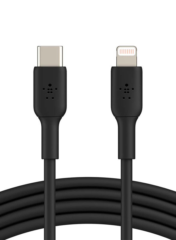 Belkin 1-Meter Boost Charge Lightning Cable, Lightning to USB Type-C for iPhone, iPad, Air Pods, Black