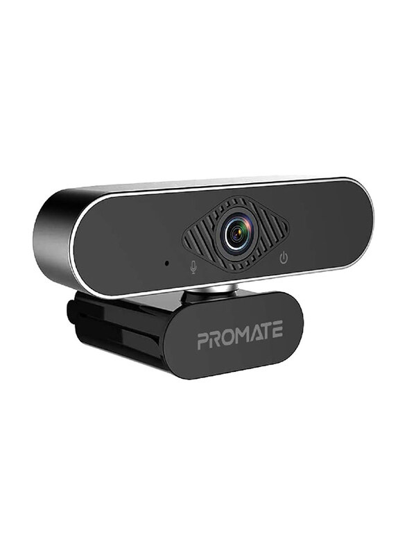 

Universal Promate ProCam-2 1080P FHD Webcam with Microphone, Black