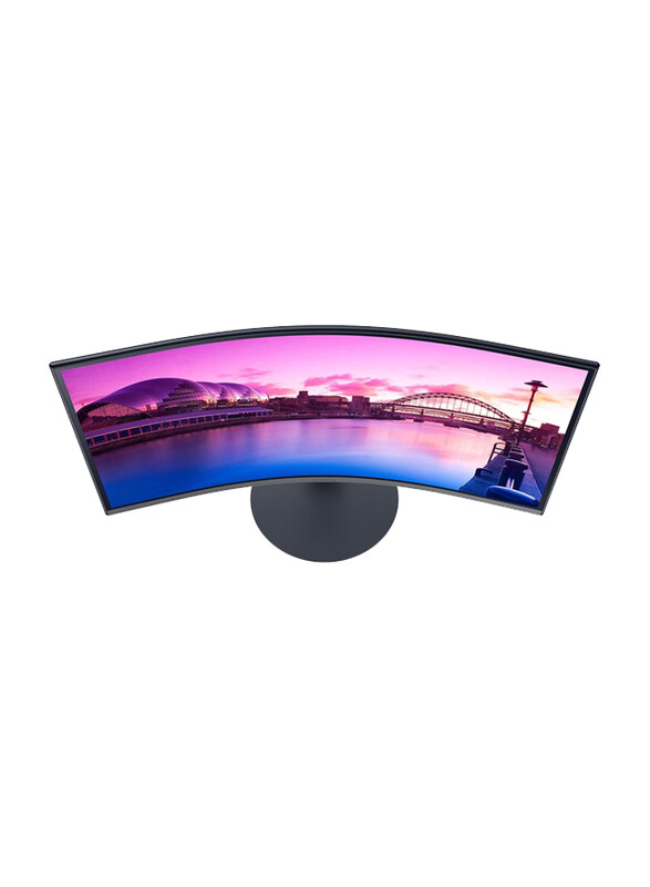 Samsung 32 Inch Full HD Curved Monitor with 1000R Curvature and Built-in Speaker, LS32C390EAMXUE, Black