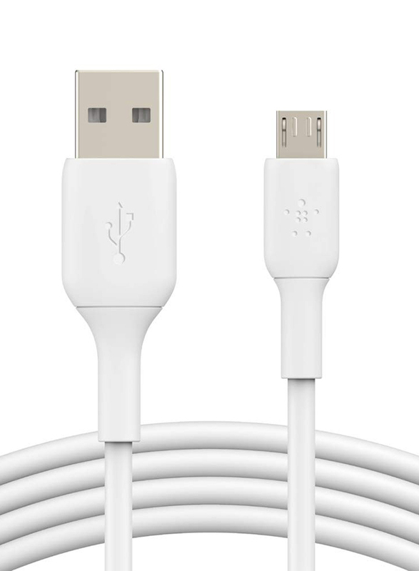 Belkin 1-Meter Boost Charge Micro-B USB Cable, Micro-A USB to Micro-B USB (5 pin) for Android Phones and Tablets, White