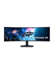 Samsung 49 Inch Odyssey G9 G9G95C Dual QHD Gaming Monitor, LS49CG954EMXUE, Black, Middle East Version