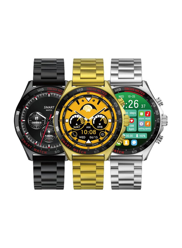 

Modio MR50 1.52 Inch Screen With 4 Strap IP67 Waterproof 410Mah Battery Smartwatch, Multicolour