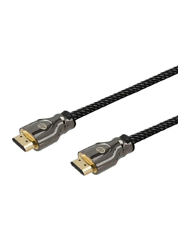 

HP 1.5-Meter Pro Metal High Speed HDMI Cable, Ultra HD HDMI Male to HDMI for HDMI-Enabled Devices, HP026GBBLK1.5TW, Black