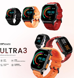 Hifuture Ultra 3 2 Inch Smartwatch with Bluetooth Calling & Heart Rate Monitor, Orange