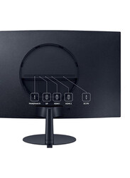 Samsung 32 Inch Full HD Curved Monitor with 1000R Curvature and Built-in Speaker, LS32C390EAMXUE, Black