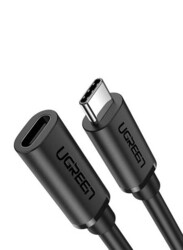 Ugreen 1-Meter USB C Gen2 5A Extension Cable, USB Type-C Male to USB Type-C Female for Type-C Devices, Black