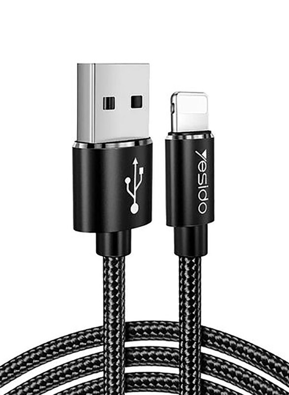 

Yesido Lightning Data Cable, USB Type A to Lightning, Black