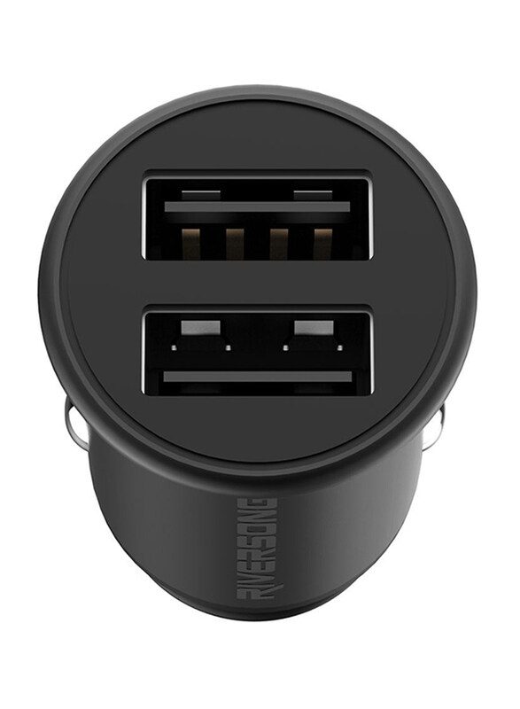 

Riversong Safari S4 CC16 Mini Car Charger, 4.8A with 2 USB Port, Black