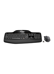 Logitech MK710 Wireless English Keyboard and Mouse Combo, Black