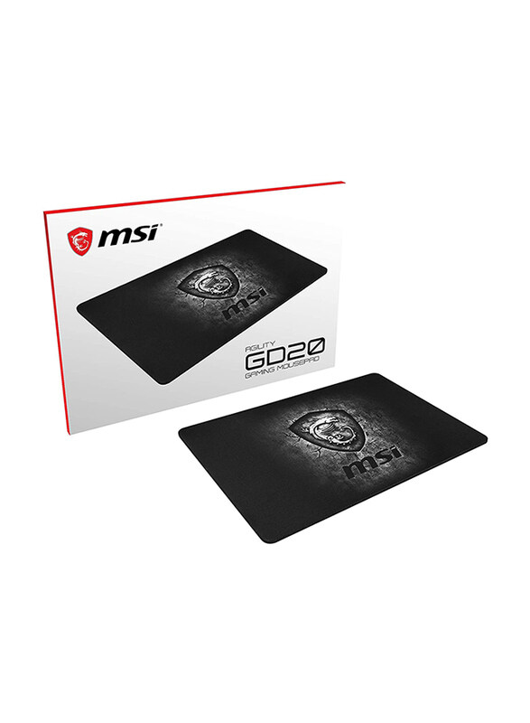 

MSI Agility GD20 Mouse Pad, Black