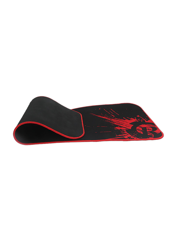 Meetion P100 Large Extended Gamer Desk Gaming Mouse Pad, Black\Red